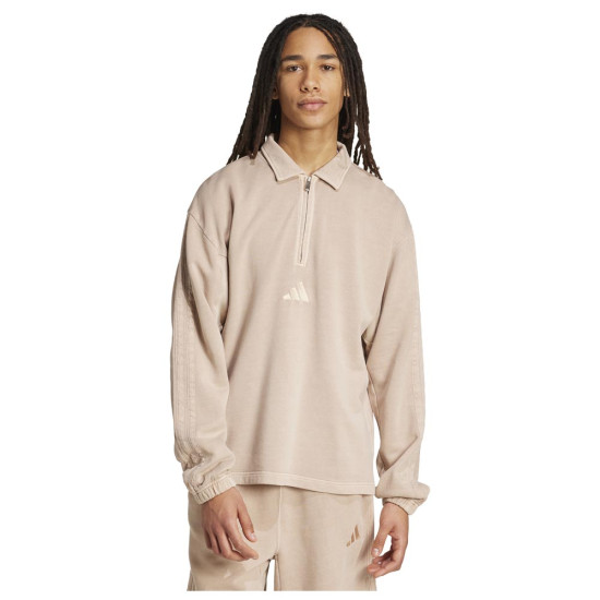 Adidas Ανδρική μακρυμάνικη μπλούζα All SZN French Terry Washed Half-Zip